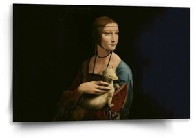 Sablio Obraz Dáma s hranostajom - Leonardo da Vinci - 60x40 cm
