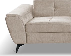 Rohová sedacia súprava Sergio, béžová látka, pravý roh