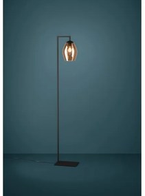 Eglo 390255 - Stojacia lampa ESTANYS 1xE27/40W/230V hnedá
