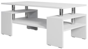 Konferenčný stolík CUBE 50x110 cm biela