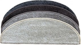 Vopi DOPREDAJ: 24x65 půlkruh cm Nášlapy na schody Capri Lux cream půlkruh, samolepící - 24x65 polkruh (rozmer vrátane ohybu)