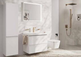 Hansgrohe Tecturis E, dvojotvorová umývadlová batéria 150 CoolStart EcoSmart+ s odtokovou súpravou, kartáčovaný bronz, HAN-73053140