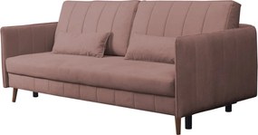 Rozkladacia pohovka Vannes, staroružová látka