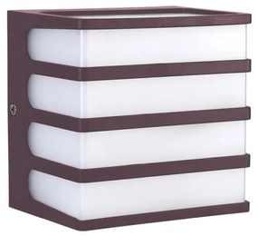 LED Vonkajšie nástenné svietidlo LED/8W/230V IP65 4000K hnedá