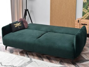 Pohovka dvojsedačka Lasciare (zelená + čierna). Akcia -20%. Vlastná spoľahlivá doprava až k Vám domov. 1136861
