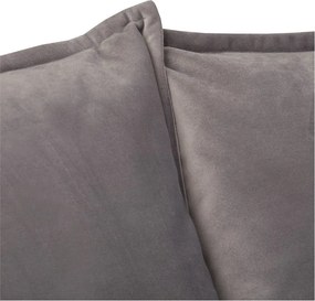 Sivá zamatová pohovka 138 cm Juli – Ropez