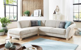 XXXLutz ROHOVÁ SEDAČKA, textil, krémová Sit & More - Sedačky - 000144005326