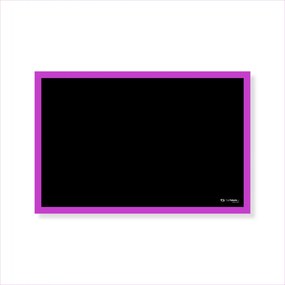 Toptabule.sk KRTRR Čierna kriedová tabuľa v ružovom drevenom ráme 90x120cm / magneticky /