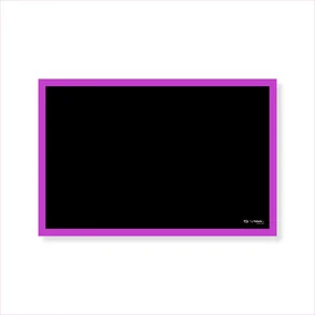 Toptabule.sk KRTRR Čierna kriedová tabuľa v ružovom drevenom ráme 90x60cm / nemagneticky /