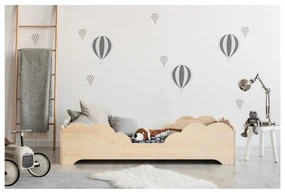 Detská posteľ z borovicového dreva Adeko BOX 10, 90 × 180 cm