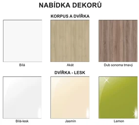 Závesná kúpeľňová skrinka so zrkadlom K11 farba korpusu: Agát, farba dvierok: Agát
