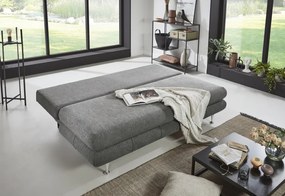 Rozkladacia pohovka Benfeld, šedá látka