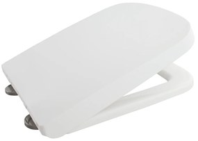 Gamma Viana, toaletná WC doska s pomalým zatváraním, duroplast, EasyClean, biela lesklá, GMA-D6