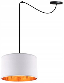 Závesné svietidlo Shade Spider, 1x textilné tienidlo (výber zo 6 farieb), (výber z 2 farieb konštrukcie), g