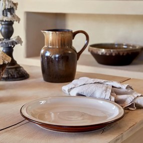 Tanier z kameniny v tehlovo-béžovej farbe ø 26 cm Poterie – Casafina