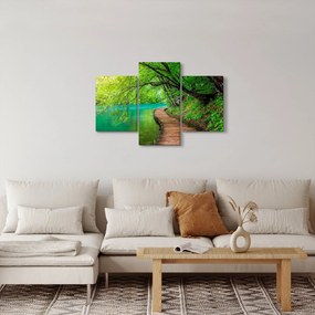 Obraz - Plitvické jazerá (90x60 cm)