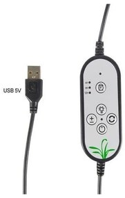 LED Stmievateľná stolná lampa s klipom na pestovanie rastlín LED/12W/5V