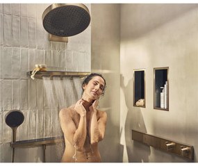 HANSGROHE Designflex textilná sprchová hadica 160 cm, kartáčovaný bronz, 28260140