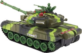 LEAN Toys Diaľkovo ovládaný vojnový tank RC infračervený bojový tank Set