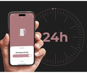 AENO - Inteligentná rýchlovarná kanvica s LED displejom 1,7 l 2200W/230V biela