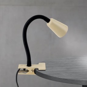 Orion - Flexibilná stolná lampa so svorkou DOTTY 1xGU10/10W/230V béžová/čierna