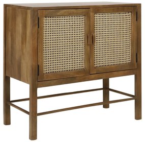 Hnedá komoda z mangového dreva 88x84 cm Nipas - Light &amp; Living