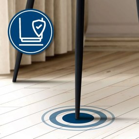 Konferenčná stolička Tiffin koženka - Orech / Čierna