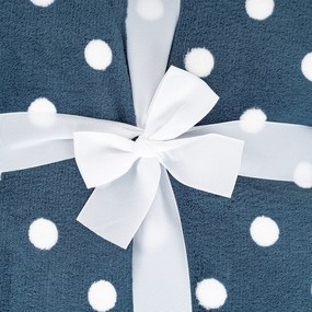 4Home Baránková deka Modrá bodka, 150 x 200 cm