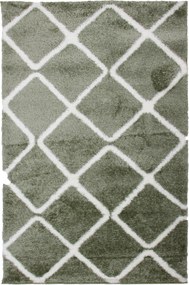 Koberec Boho 613 GREEN/CREAM rozmery koberec: 160x220 cm