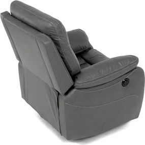 Polohovacie kreslo sivé, elektrické TV-4094 GREY3