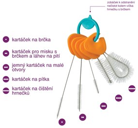 Súprava kefiek na čistenie