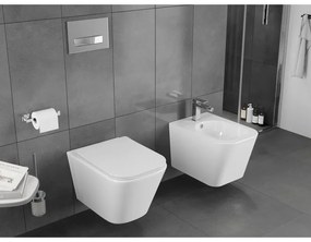 Mexen Teo, závesná WC misa 510x345x340 mm, Rimless Tornádo, biela lesklá, 3385XX00T