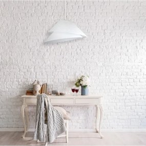 Duolla - Luster na lanku COCO 1xE27/40W/230V pr. 50 cm biela