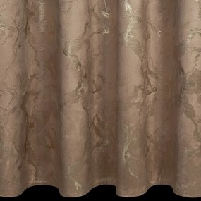 Dekorstudio Zamatový záves RAJA na riasiacej páske 140 x 270 cm v hnedej farbe