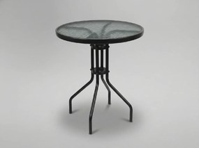 CH Sivý okrúhly záhradný stôl Peon