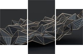 Obraz abstrakcie (90x60 cm)
