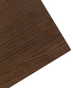JAKS Písací stôl tmavo hnedý Cass 120 cm