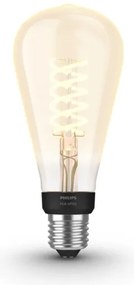 LED Stmievateľná žiarovka Philips Hue WHITE FILAMENT ST72 E27/7W/230V 2100K