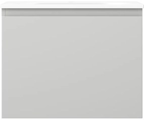 Mexen Orio, kúpeľňová skrinka 60 cm s umývadlom Vela, 1 zásuvka, šedá matná/biela matná, 91A10-06047-1-BF62-W23M01