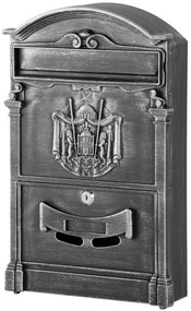 Poštová schránka GLA-Alu Antique silver, hliníková