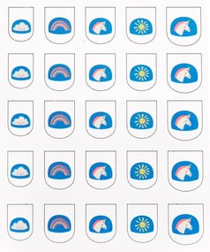 Kreatívna súprava Magical Unicorn – Nail stickers – Rex London