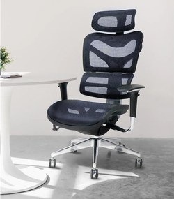 Ergonomická sieťovaná kancelárska stolička MOSH Airflow 702 – modrá