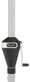 Slnečník Doppler Active 210x140 cm s kľukou zelený