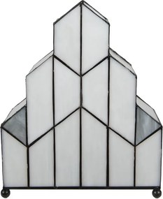Stolová lampa Tiffany v neobvyklom tvare Crame - 30*4*25 cm