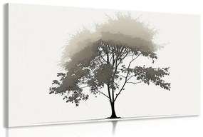 Obraz minimalistický listnatý strom - 60x40