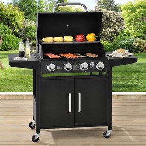 InternetovaZahrada - Plynový gril BBQ Idaho so 4 horákmi