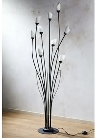 Jupiter 2058 - Stojacia lampa GLORIOSA 9xG9/14W/230V čierna