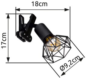 GLOBO XARA I 54802SK Nástenné svietidlo
