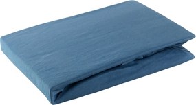 MAKOSATÉNOVÉ PRESTIERADLO NOVA 180X200 CM, VÝŠKA 30 CM TMAVOMODRÉ