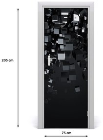 Samolepiace fototapety na dvere abstrakcie 3D 75x205 cm